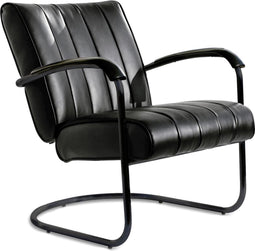 Bel Air Retro Loungestoel LC-01 Full Black