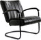 Bel Air Retro Loungestoel LC-01 Full Black