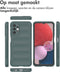 iMoshion Hoesje Geschikt voor Samsung Galaxy A13 (4G) Hoesje Siliconen - iMoshion EasyGrip Backcover - Donkergroen