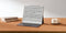 BOOX Note Max/Tab X C - Magnetische Keyboard Hoes met Trackpad - Oranje/Bruin