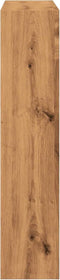 vidaXL - Haardombouw - 81x18x82 - cm - bewerkt - hout - artisanaal - eikenkleurig