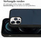 Accezz iPhone 12 Pro / 12 - Back Cover - Premium Leather Card Slot - Donkerblauw