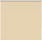 vidaXL - Rolgordijn - verduisterend - 160x175 - cm - stofbreedte - 156,6 - cm - beige