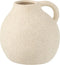 J-Line vaas Kruik - keramiek - beige - small - Ø 14.5 cm