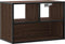 vidaXL - Tv-meubel - 60x31x39,5 - cm - bewerkt - hout - metaal - bruin - eikenkleurig