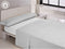 Verstelbaar onderlaken Happy Home LISOS COTTON Wit Bed van 90