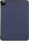 imoshion Tablet Hoes - Geschikt voor iPad Pro 12.9 (2022) / Pro 12.9 (2021) / Pro 12.9 (2020) / Pro 12.9 (2018) - Trifold Bookcase - Donkerblauw
