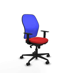 Piqueras y Crespo 1D036N0 - Bureaustoel - Verstelbare hoogte met armleuning - Rood