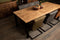 HSM Collection Eettafel Atlanta - 240x100 cm - rustiek oud teak/metaal
