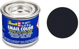 Revell #8 Black - Matt - RAL9011 - Enamel - 14ml Verf potje