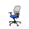 Piqueras y Crespo 3D036G0 - Bureaustoel - Verstelbare hoogte met armleuning - Blauw