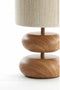 Light & Living Tafellamp Danialo - Naturel - Ø22cm - Modern