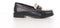 BRONX Frizo - Dames Loafers - Zilver embellishments - Zwart/White
