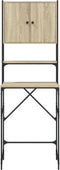 vidaXL - Wasmachinekast - 68x48,5x194 - cm - sonoma - eikenkleurig