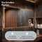 Mirlux Badkamerspiegel - Rechthoekige Wandspiegel - LED Verlichting Anti Condens Verwarming 160x80CM