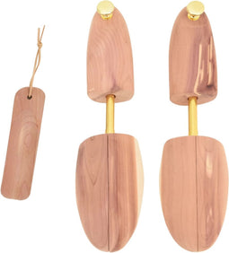 vidaXL - Schoenspanner - met - schoenlepel - EU - 39-41,5 - massief - cederhout