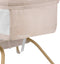 Lionelo Malin Evo - 3in1 Wieg Campingbed Babybed - Schommelfunctie Verstelbare Matras - Beige Natural