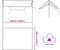 vidaXL - Kampeerluifel - waterdicht - 406x306 - cm - bruin
