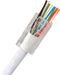 Hirschmann QCRJ45 CAT6 U SHOP Quick Connect krimp connectoren (UTP) met doorsteekmontage (vast) - 10 stuks (incl. huls)