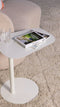 Spinder Design Noora - Bijzettafel - Duurzaam staal - Wit - 50 Hoog