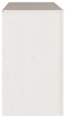 vidaXL - Ladekast - 'DRAMMEN'Wit - 111x43x73,5 - cm - Massief - Denhout