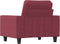 Fauteuil 60 cm stof wijnrood