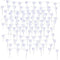vidaXL - Kerstverlichting - ijspegel - met - 40 - LED's - acryl - koudwit