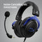 HyperX Cloud - Gaming Hoofdtelefoon - Afneembare microfoon met ruisonderdrukking - Blauw Zwart