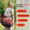 New Looxs ® Oslo Tendo - Enkele Fietstas - Schoudertas met Laptopvak - Afneembare Shopper met Rits - Multifunctioneel - 100% Gerecycled Polyester - Geschikt voor Electrische Fietsen - 21 Liter - Burgundy-Rust