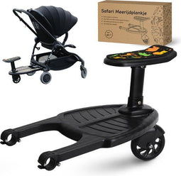 Safari meerijdplankje - Single Wheel - Voor Horizontale As minstens 23 cm - Diameter max. 2,5 cm -