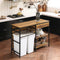 SoBuy FSB71-PF - Buffetkast - 1 Lade 2 Planken - Bruin