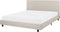 ALBI - Tweepersoonsbed - Zwart - 160 x 200 cm - Polyester