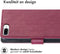 iMoshion Hoesje Geschikt voor iPhone 8 Plus / 7 Plus Hoesje Met Pasjeshouder - iMoshion Luxe Bookcase - donkerrood