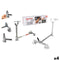 Hamstand Quttin INOX 50 x 22 x 32 cm (4 Stuks)