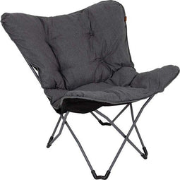 Bo-Camp Urban Outdoor - Vlinderstoel - Luxe gepolsterd - Grijs