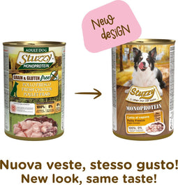 Stuzzy Monoproteïn Kip - Hond - Natvoer - Volledig voer - 6 x 400 gr