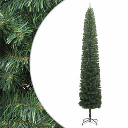 vidaXL - Kunstkerstboom - smal - met - standaard - 300 - cm - PVC