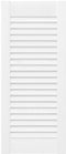 vidaXL - Kastdeuren - louvre - design - 2 - st - 69x29,5 - cm - wit