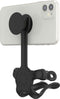 PopSockets: Popmount 2 Flex - Flexibel, Niet Klevend Silicone Handsfree Support en Tripod voor Smartphone en Tablet - Zwart