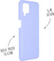 Accezz Samsung Galaxy A12 - Back Cover - Schokabsorberend - Paars