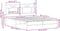 vidaXL - Bedframe - zonder - matras - hout - gerookt - eikenkleurig - 140x200 - cm