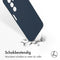 Accezz Samsung Galaxy A25 - Liquid Silicone Backcover - Schokabsorberend - Donkerblauw