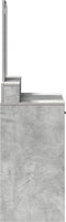 vidaXL - Kaptafel - met - Laden - - - Betonnen - Grijs - 79x41x140 - cm
