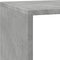 vidaXL - Kamerscherm - / - boekenkast - 3-laags - 137,5x29x103,5 - cm - hout - grijs