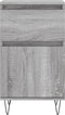 vidaXL - Dressoir - 40x35x70 - cm - bewerkt - hout - grijs - sonoma