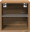 vidaXL - Tv-wandmeubels - met - LED - 2 - st - 30x28,5x30 - cm - artisanaal - eikenkleur