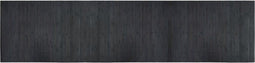 vidaXL - Vloerkleed - rechthoekig - 70x300 - cm - bamboe - grijs