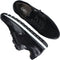 Gabor 96.438 - Lage Sneakers - Suède met krokodillenprint - Zwart - Maat 39