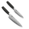 Yaxell Taishi – 2-delige Messenset – Koksmes 20 cm & Universeelmes 12 cm – VG-10 – Gehamerd Lemm...