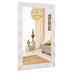 Coast WoodLuxe - Wandspiegel 106 x 71 cm - Rustiek Houten Frame Naturel